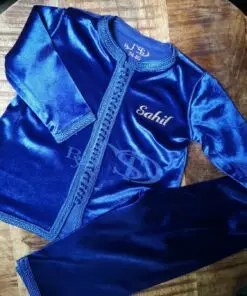 Jabador blauw 2-delig